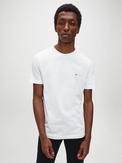 Calvin Klein Ruhák HU455635 | Calvin Klein Organic Cotton Férfi Póló Fehér